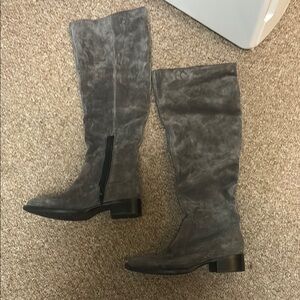 Born Charcoal Over the Knee Boots